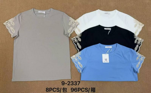 Bluzki damskie Roz Standard, Mix Kolor Paczka 8 szt